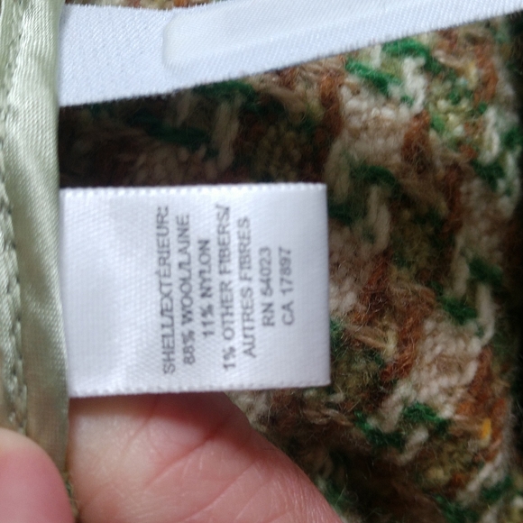 BANANA REPUBLIC tweed jacket Size L - Picture 3 of 5